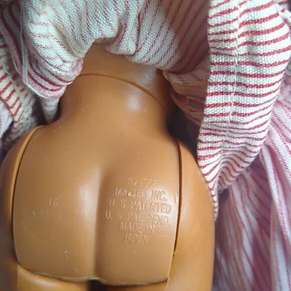 Mattel Doll 1966 with Striped Dress Japan - Picture 5 of 6
